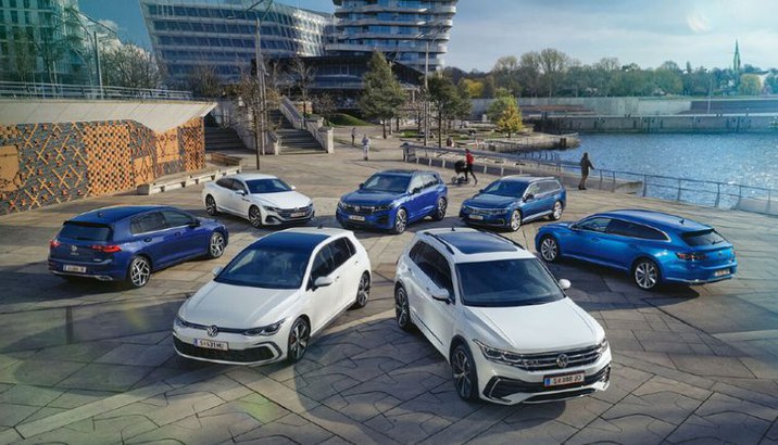 Cars on stock