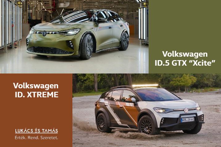 A Volkswagen ID. XTREME és ID.5 GTX “Xcite” koncepcióautók