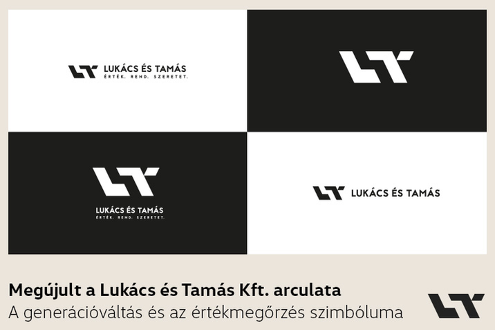 A generációváltás és az értékmegőrzés szimbóluma - Megújult a Lukács és Tamás Kft. arculata